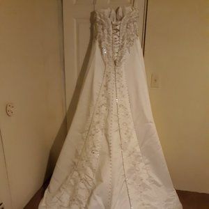 Morilee by Madeline Gardner  Bridal Satin Sweetheart Wedding Dress